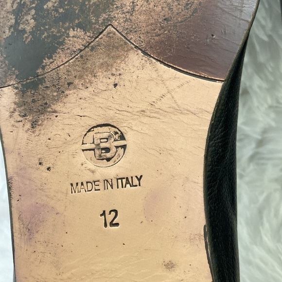 Broletto Men’s Black Leather Loafers. Size-12 - Picture 11 of 11